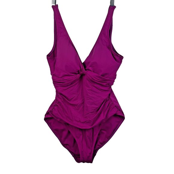 Lauren Ralph Lauren Other - 2/$30 Lauren Ralph Lauren One Piece Swimsuit Womens M Ruched Slimming Boho Retro
